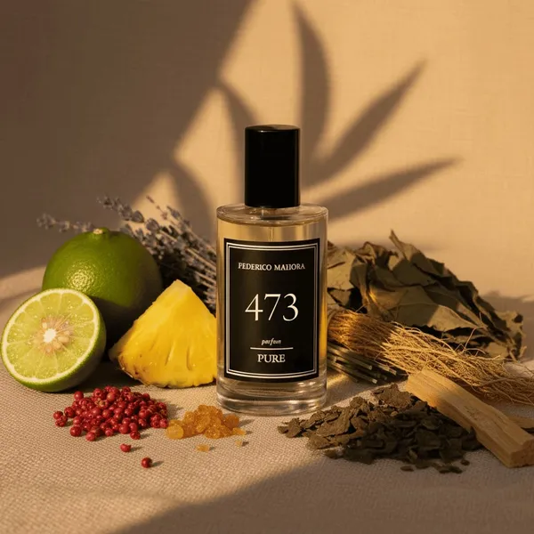 Pure 473 Perfumy męskie FM WORLD – zdjęcie aranżacyjne