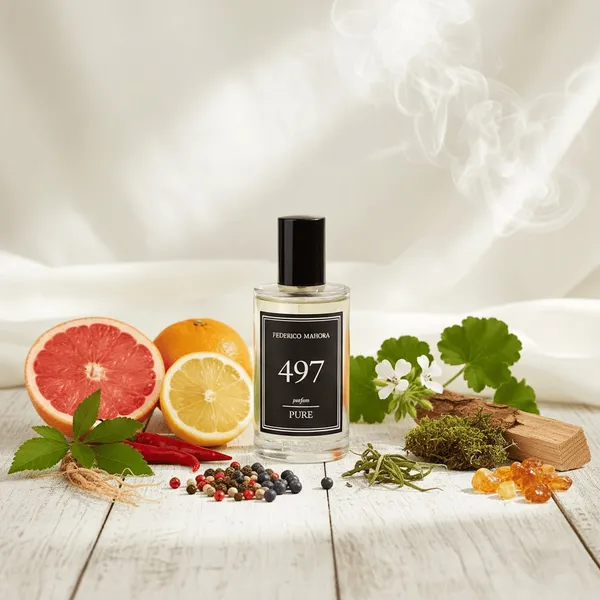 Pure 497 Perfumy męskie FM WORLD – zdjęcie aranżacyjne
