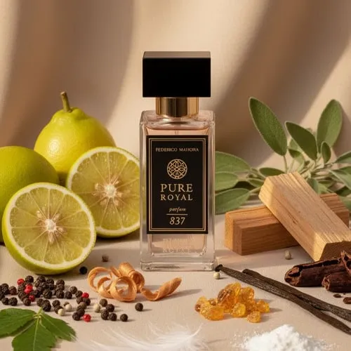 PERFUMY MĘSKIE PURE ROYAL 837 FM WORLD – zdjęcie aranżacyjne