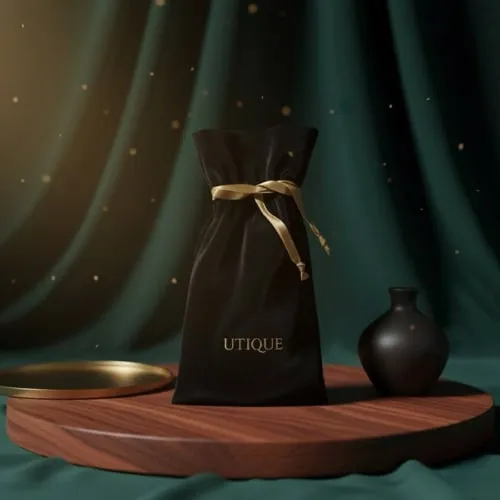 Aksamitny woreczek na perfumy średni 11 × 16 cm UTIQUE FM WORLD – zdjęcie aranżacyjne