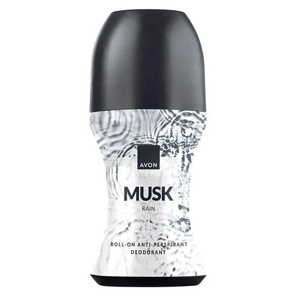 Antyperspiracyjny dezodorant w kulce Musk Rain 50 ml AVON