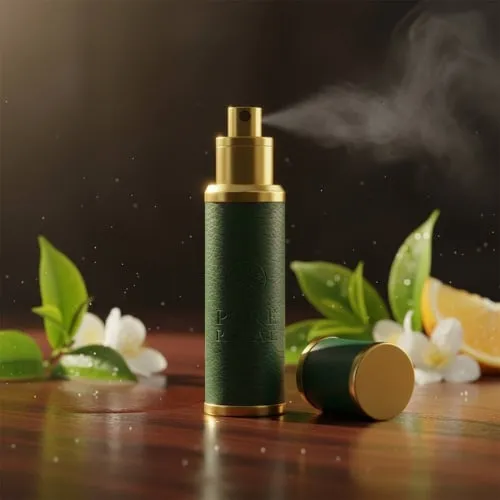 Atomizer do perfum zielony 10 ml PURE ROYAL FM WORLD – zdjęcie aranżacyjne
