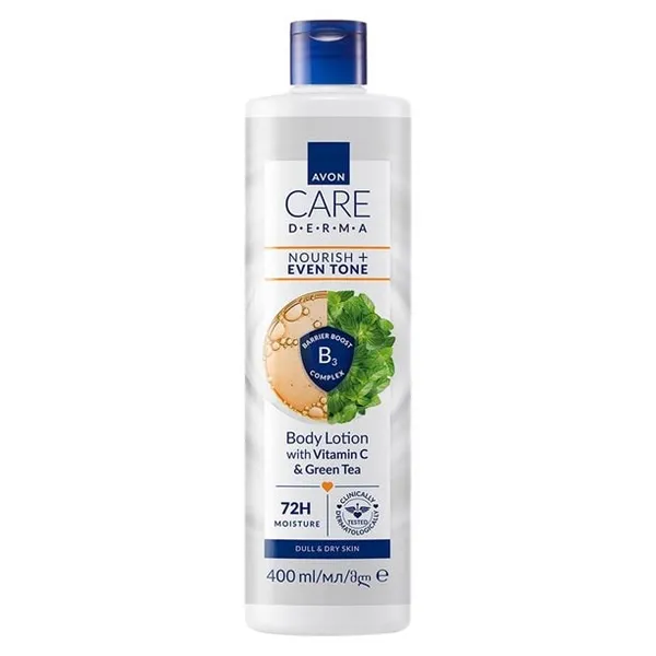 Balsam do ciała wyrównujący koloryt skóry z wit. C i zieloną herbatą Avon Care 400 ml