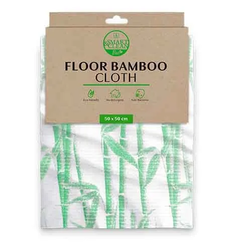 Bambusowa ściereczka do podłogi 50 × 50 cm SMART & CLEAN BIO FM WORLD