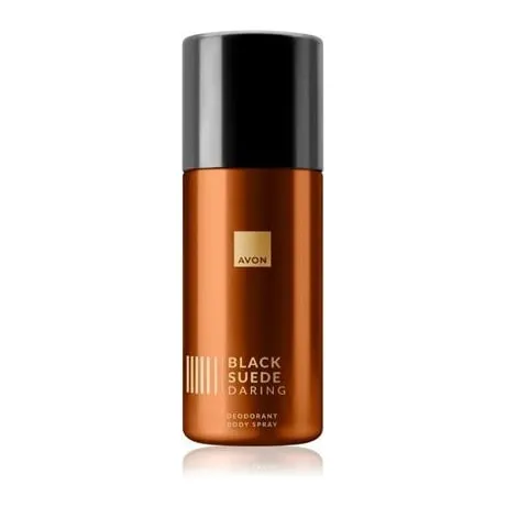 Dezodorant do ciała w sprayu Black Suede Daring 150 ml AVON