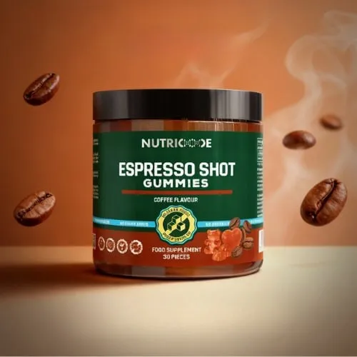 Espresso Shot Gummies 120 g NUTRICODE FM WORLD – zdjęcie aranżacyjne