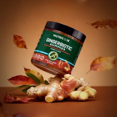 Gingerbiotic Gummies 120 g NUTRICODE FM WORLD – zdjęcie aranżacyjne