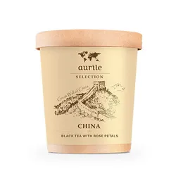 Czarna herbata z płatkami róży 40 g AURILE FM WORLD