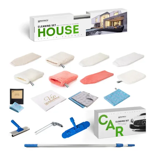 Elementy House Cleaning Set VIP Raypath z systemem podłogowym i okiennym
