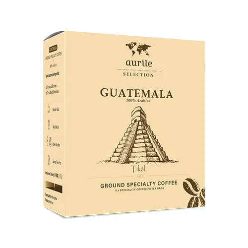 Kawa mielona Guatemala w torebkach z filtrem 5 x 10 g AURILE FM WORLD