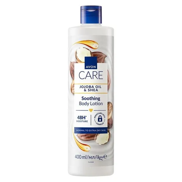 Kojący balsam do ciała z olejkiem jojoba i masłem shea Avon Care 400 ml