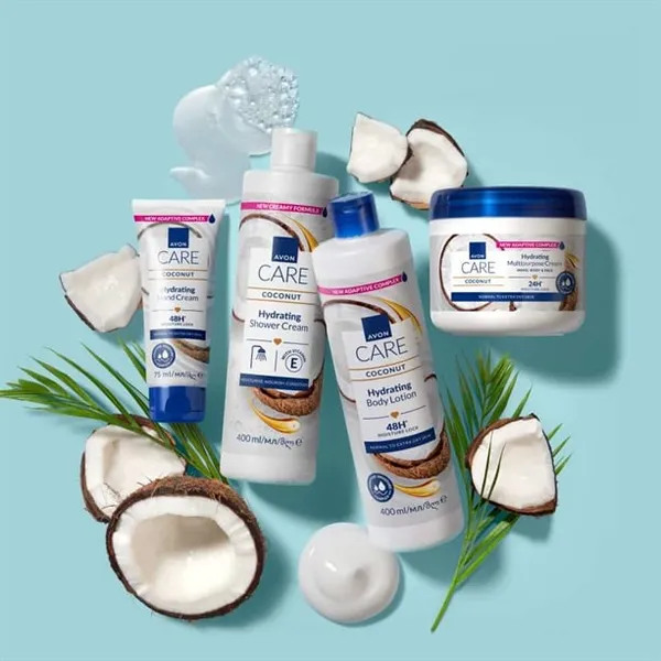Kokosowy nawilżający krem do rąk Avon Care 75 ml – zdjęcie 2