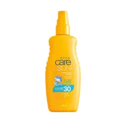 KOLOROWE WODOODPORNE MLECZKO OCHRONNE W SPRAYU SPF 30 DLA DZIECI AVON