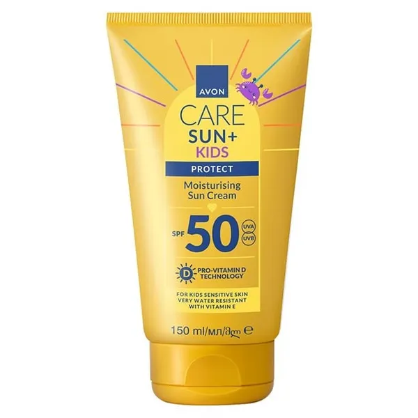 Krem do opalania dla dzieci z SPF 50 Avon Care Sun+ 150 ml