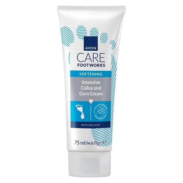 Krem zmiękczający zrogowacenia i odciski z kwasami AHA Foot Works 75 ml AVON
