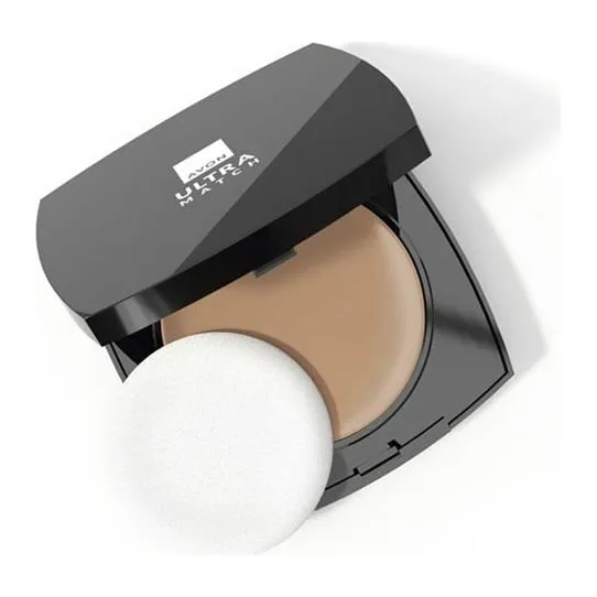 Kremowo-pudrowy podkład w kompakcie Ultra Colour 310N Medium Beige 10 g AVON – zdjęcie 2