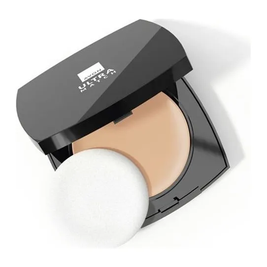 Kremowo-pudrowy podkład w kompakcie Ultra Colour 310N Medium Beige 10 g AVON – zdjęcie 4