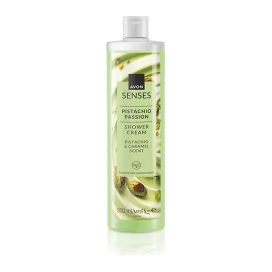 Kremowy żel pod prysznic Pistachio Passion Senses 500 ml AVON