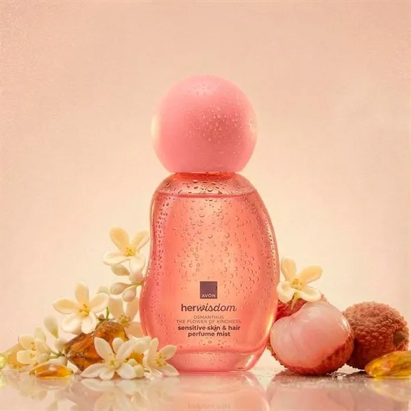 Łagodna perfumowana mgiełka do ciała i włosów Osmantus 100 ml AVON – zdjęcie 2