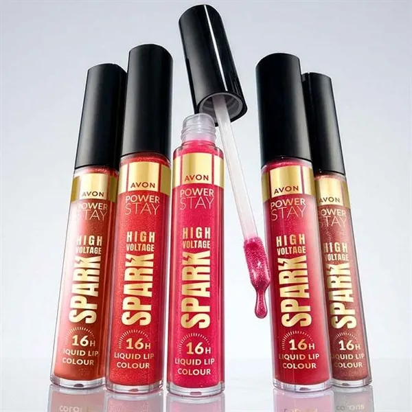 Lśniąca szminka w płynie „16 godzin” Power Stay Brick Blaze 6 ml AVON – zdjęcie 4