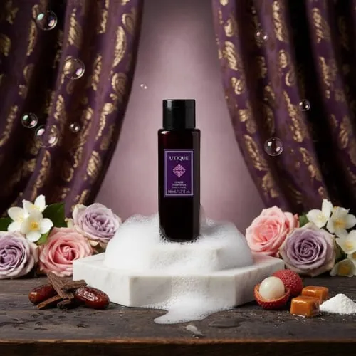 Luksusowe mydło Oud & Rose 50 ml UTIQUE FM WORLD – zdjęcie aranżacyjne