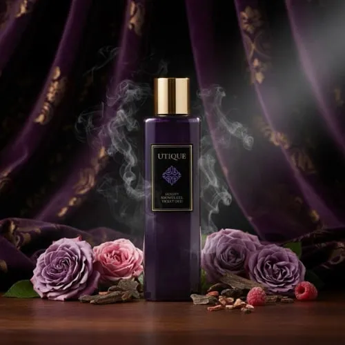 Luksusowy żel pod prysznic Violet Oud 200 ml UTIQUE FM WORLD – zdjęcie aranżacyjne