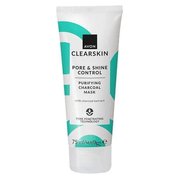 Maseczka głęboko oczyszczająca pory z aktywnym węglem Clearskin 75 ml AVON