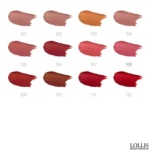 Matowa pomadka do ust w płynie Full Color nr 109 6 ml LOLLIS – zdjęcie aranżacyjne