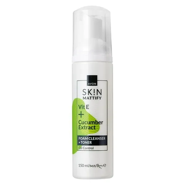 Matująca pianka do mycia twarzy i tonik 2 w 1 150 ml AVON