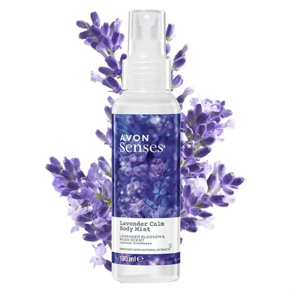 Mgiełka do ciała Lavender Calm Senses 100 ml AVON – zdjęcie 2