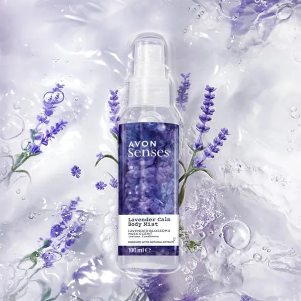Mgiełka do ciała Lavender Calm Senses 100 ml AVON – zdjęcie 3