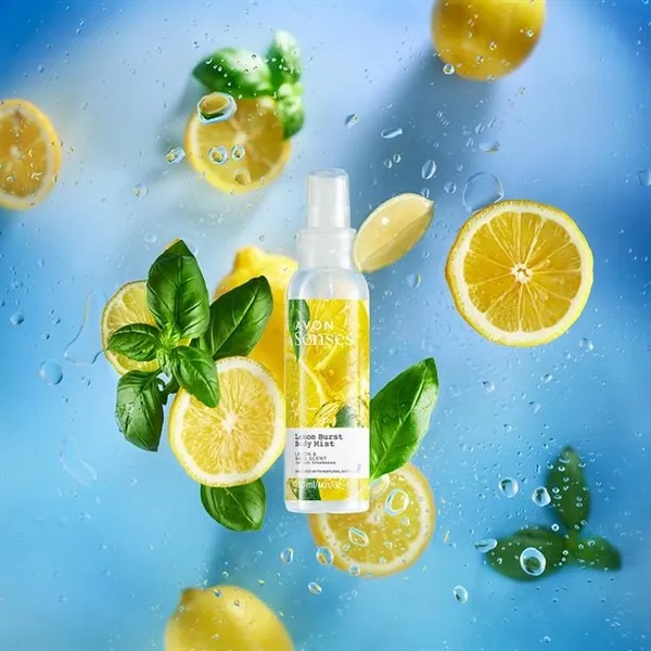 Mgiełka do ciała Lemon Burst Senses 100 ml AVON – zdjęcie 3