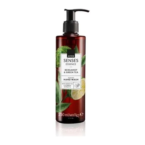 Mydło w płynie do rąk Bergamotka i zielona herbata Senses 250 ml AVON