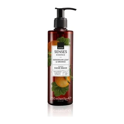 Mydło do rąk w płynie Liść geranium i pomarańcza Senses 250 ml AVON