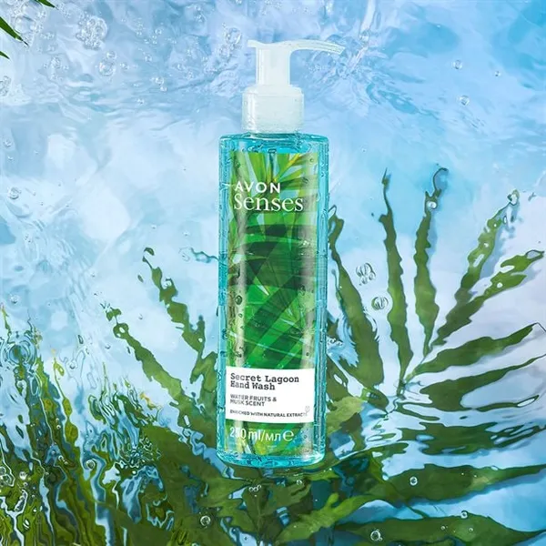Mydło do rąk w płynie Secret Lagoon Senses 250 ml AVON – zdjęcie 2