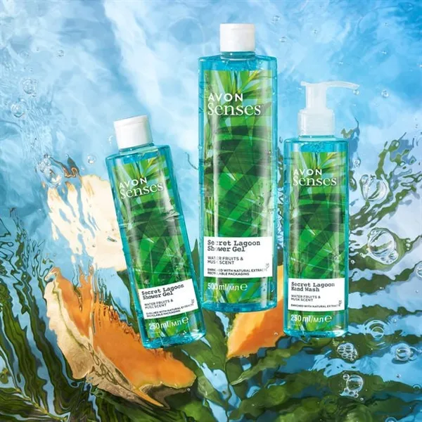Mydło do rąk w płynie Secret Lagoon Senses 250 ml AVON – zdjęcie 4