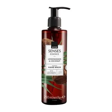 Mydło w płynie do rąk Trawa cytrynowa i kokos Senses 250 ml AVON