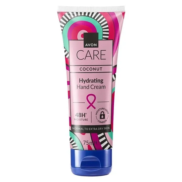 Nawilżający krem do rąk z olejkiem kokosowym Avon Care 75 ml