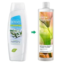 Nawilżający kremowy żel pod prysznic Delicate Moment 500ml AVON