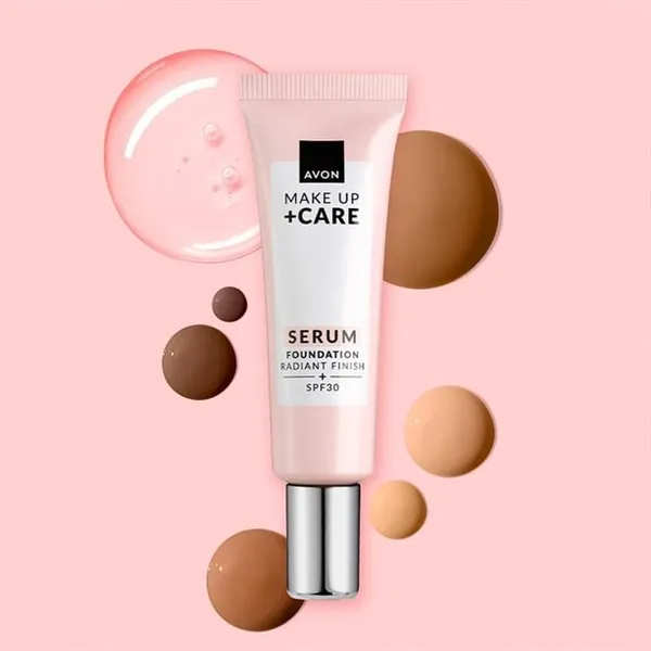 Podkład-serum 3 w 1 Makeup + Care 140P Light Ivory 30 ml AVON – zdjęcie 3