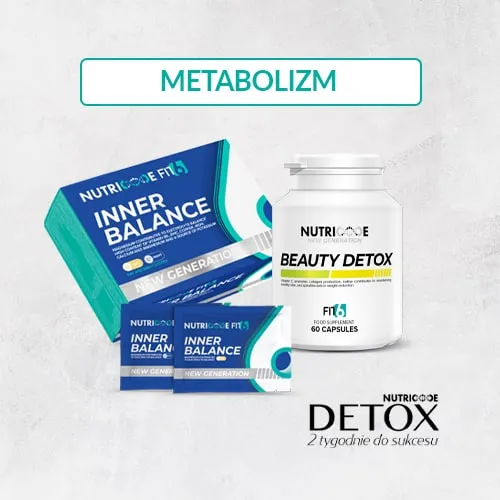 NUTRICODE DETOX zestaw Oczyszczenie i Metabolizm Inner Balance + Beauty Detox FM WORLD