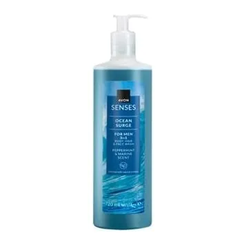 Żel do mycia ciała i włosów 2 w 1 dla Niego Ocean Surge Senses 720 ml AVON