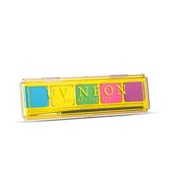 Paleta farb do ciała UV Neon 1,1g × 5 - Yellow FM WORLD