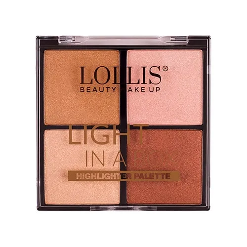 Paleta rozświetlaczy 4 kolory nr 04 28 g LOLLIS