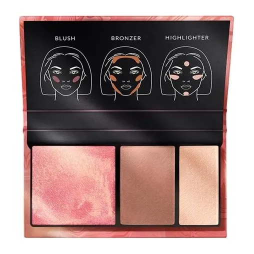 Paletka do twarzy 3 w 1 Golden Nude 3,8 g AVON