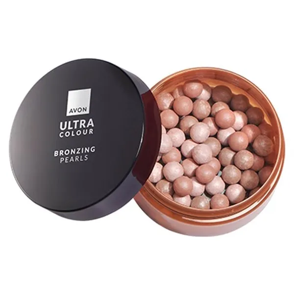 Brązer w perełkach Ultra Colour Light Bronze 28 g AVON