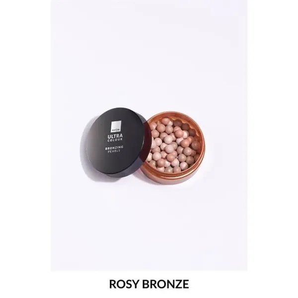 Brązer w perełkach Ultra Colour Rosy Bronze 28 g AVON – zdjęcie 2