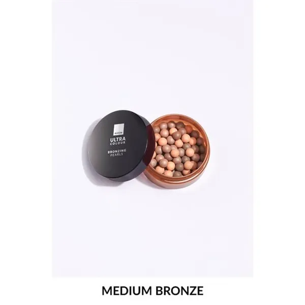 Brązer w perełkach Ultra Colour Medium Bronze 28 g AVON – zdjęcie 2