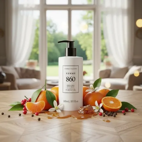 Perfumowany balsam do ciała 860 300 ml PURE ROYAL FM WORLD – zdjęcie aranżacyjne