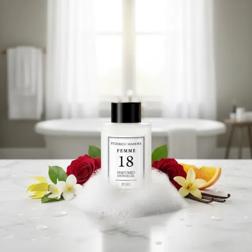 Perfumowany żel pod prysznic 18 50 ml PURE FM WORLD – zdjęcie aranżacyjne